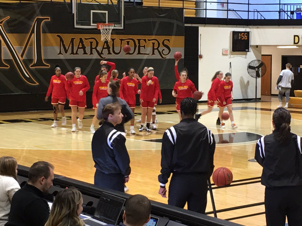 SHU_VPCarpenter's tweet photo. Thank you for an amazing 3-day road trip @SetonHillWBB! It was an honor and privilege being with you. Such selfless, hard working, and driven student-athletes and coaches. #theyaremywhy #setonhill #SHUnited https://t.co/2bXsJ3owzU