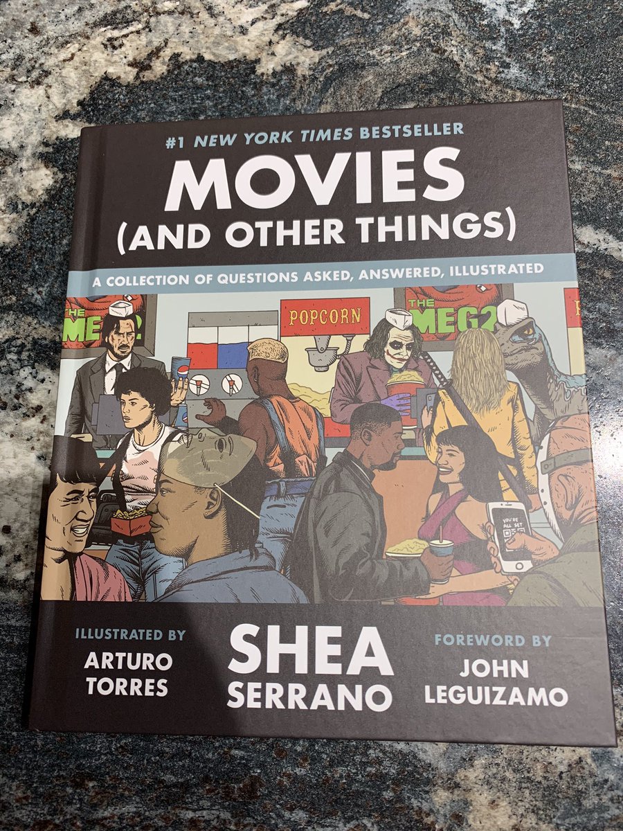 SheaSerrano's tweet photo. oh my god this is the first time i’ve seen a copy of the movie book with the “no. 1 new york times bestseller” stamp on it 😭😭😭 

via @benheyde https://t.co/CvkmHzBsUk