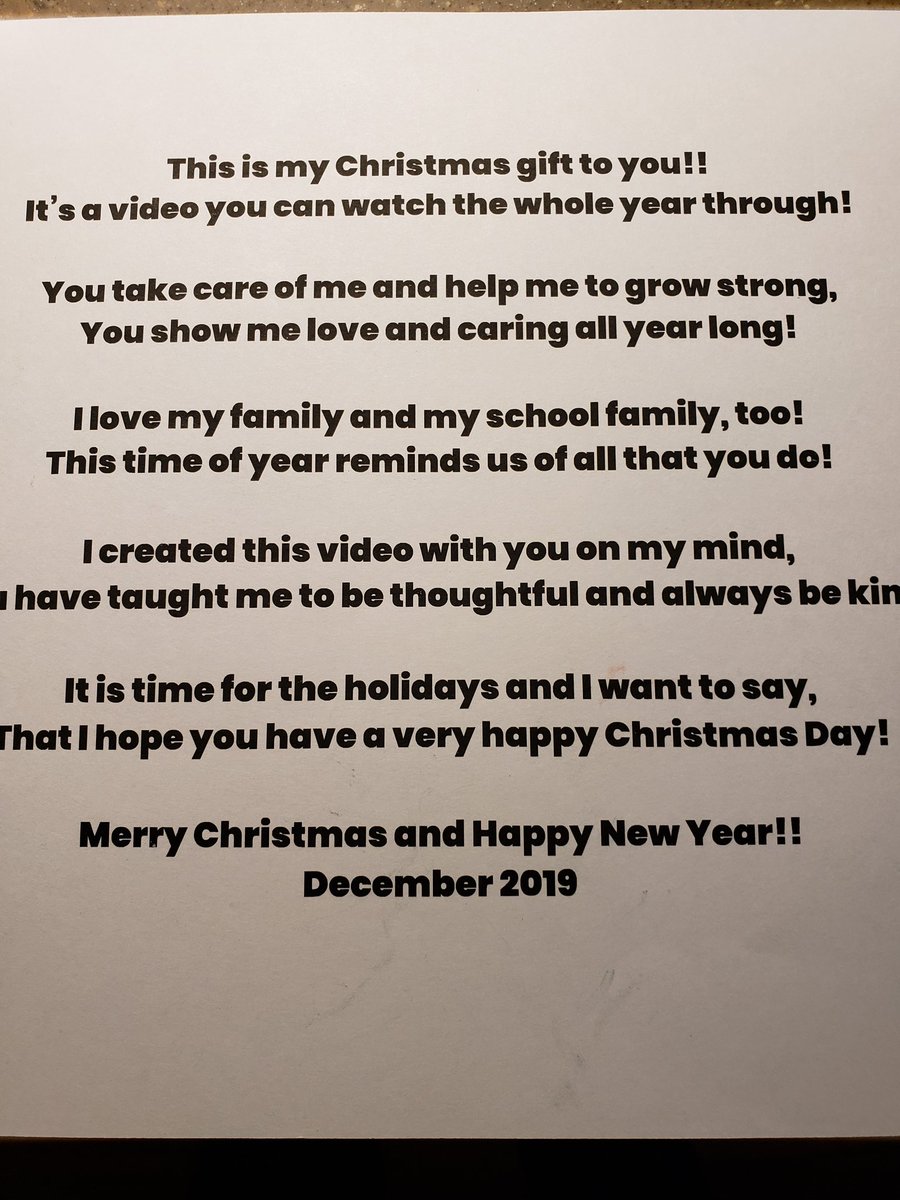 DoInkTweets's tweet photo. MT @MrsPaden1st: Instead of the usual craft projects for the holidays we made @Flipgrid videos for our families w help from @mr_stitzel &amp; a #greenscreen! (Also co-author of the poem! 😂) 🎄☃️ @mrsnagaj #FlipgridAR #studentvoice #FlipgridFever https://t.co/0PkNbbvFDI #doink
