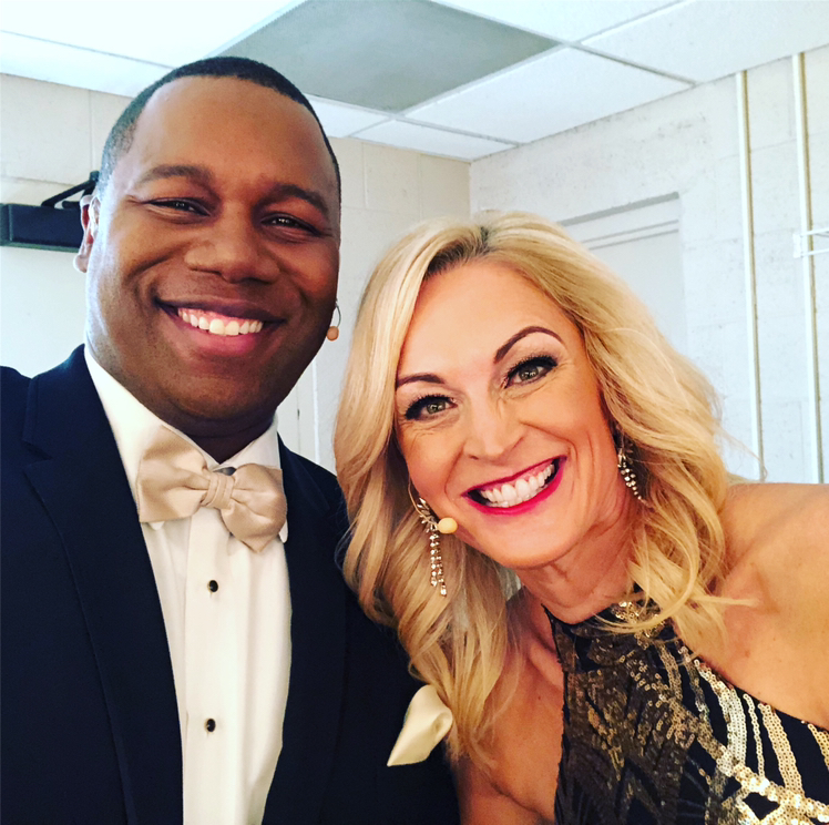 ABC12WJRT's tweet image. Having fun with my handsome partner at #HolidayPops #ABC12