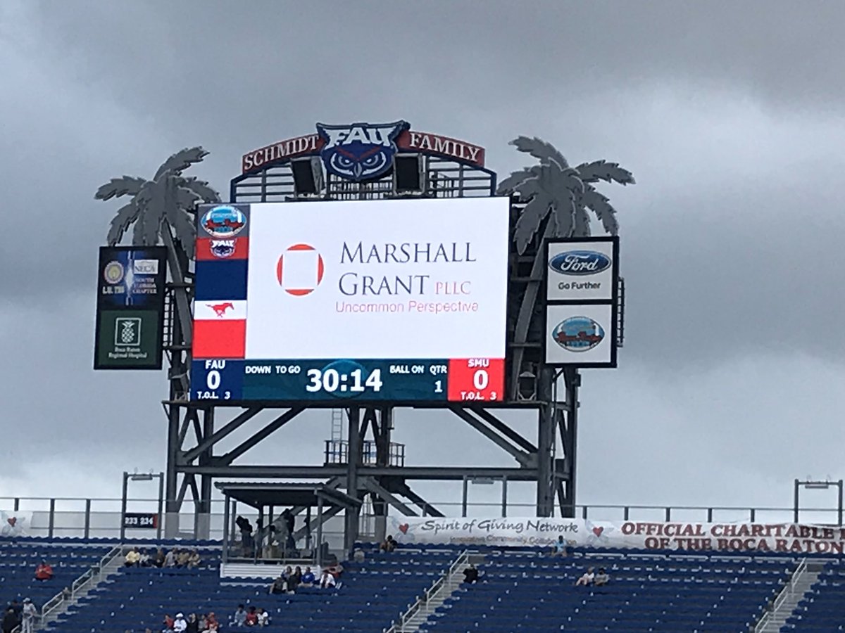 MG is very proud to support the Boca  Raton Bowl. Always a great day here in our wonderful city...no matter what the weather holds...