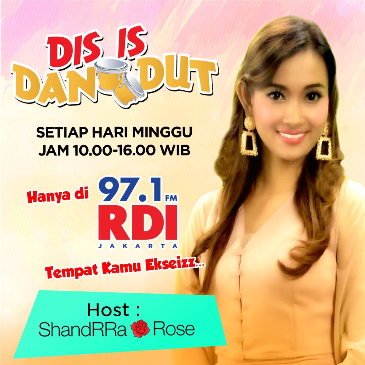 Hari minggu nya stay tune <a href="/rdi971/">97.1 FM RADIO RDI JKT</a> dong, sampai jam 4 sore nih #DisIsDangdut bakal on air dgn deretan lagu dangdut ter-ekseizz