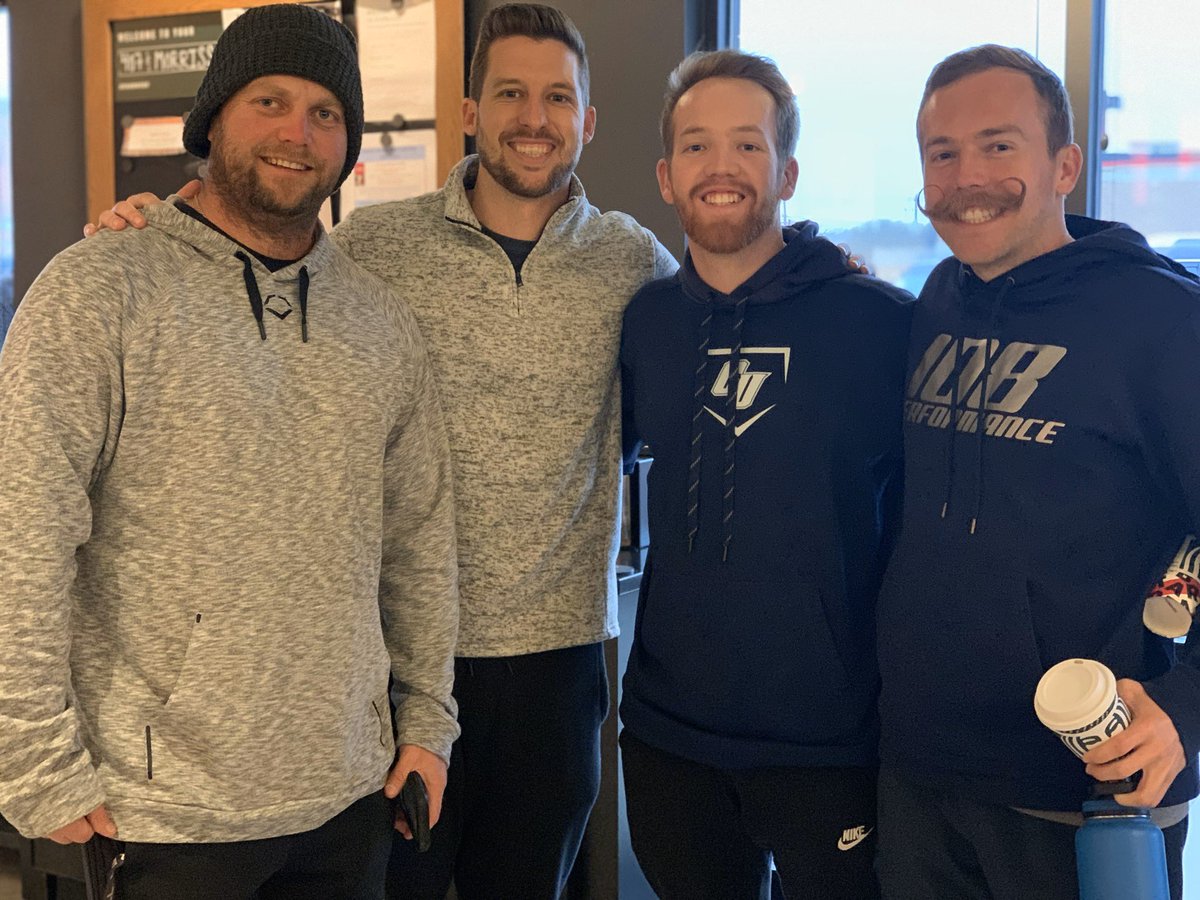 WMarsh108's tweet photo. Had an awesome time talking shop w @pmpaul3 @JeffSherman26 and @ryanaenos the other day! These dudes are the real deal and will keep pushing the envelope of player development for years to come! https://t.co/yZ1i3vSgGG