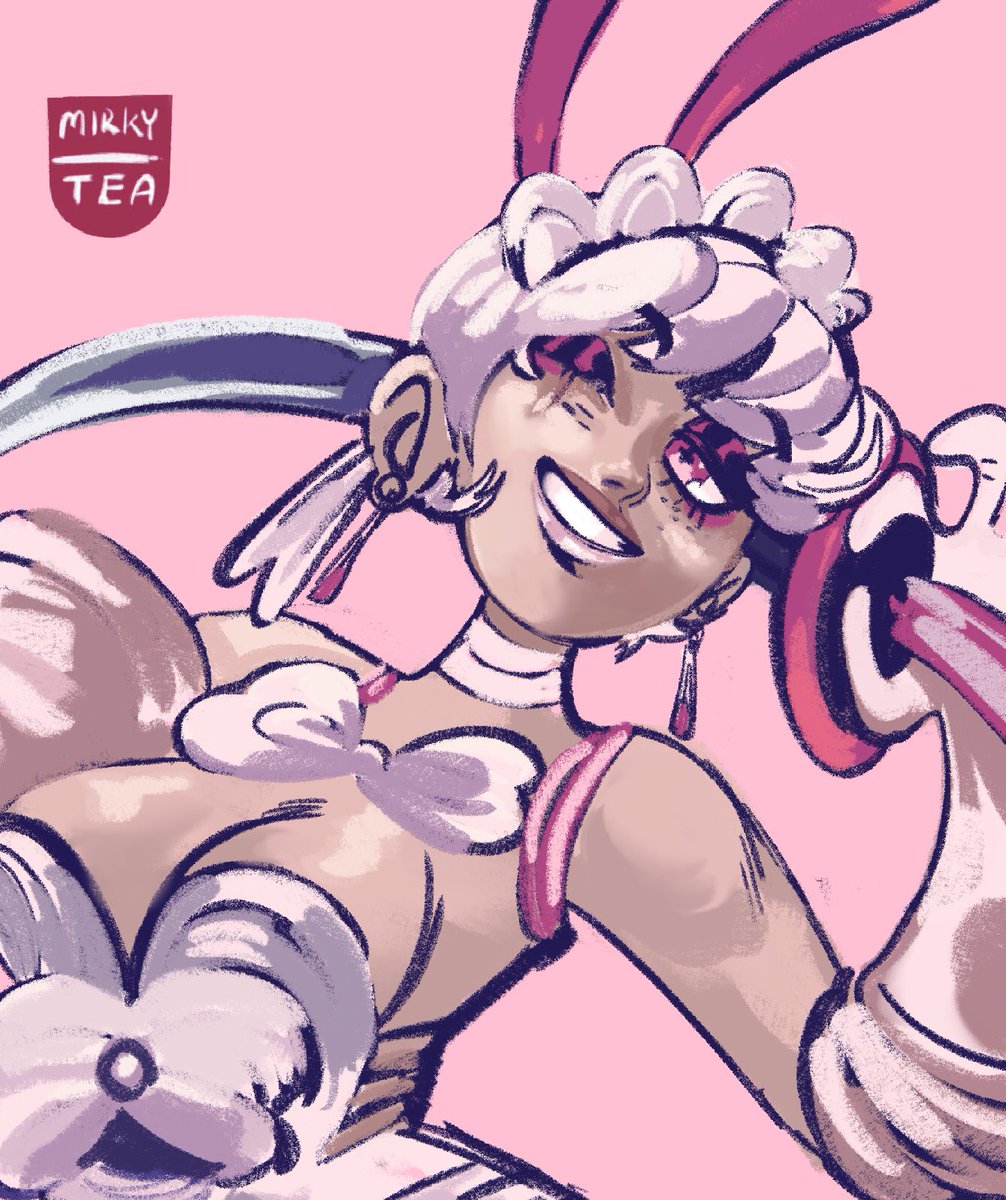 Mirky_tea's tweet photo. Wedding is over party 

#bunnygirl #wedding #mirkytea #cutiesaturday #blunderbus https://t.co/hMMn6fBhLE