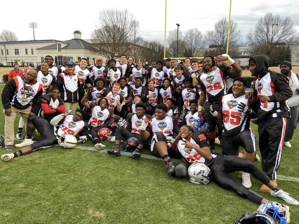 Thank you Shrine bowl coaches and players for a great experience in my last week of high school football ... Good luck to all the brothers I made this week in the future, keep God first and do work at the next level ... 1 Love❤️