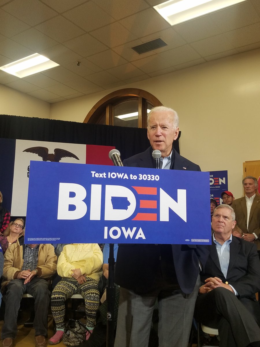 UnionIowaDems's tweet photo. Joe biden https://t.co/7ap0E6P7c2