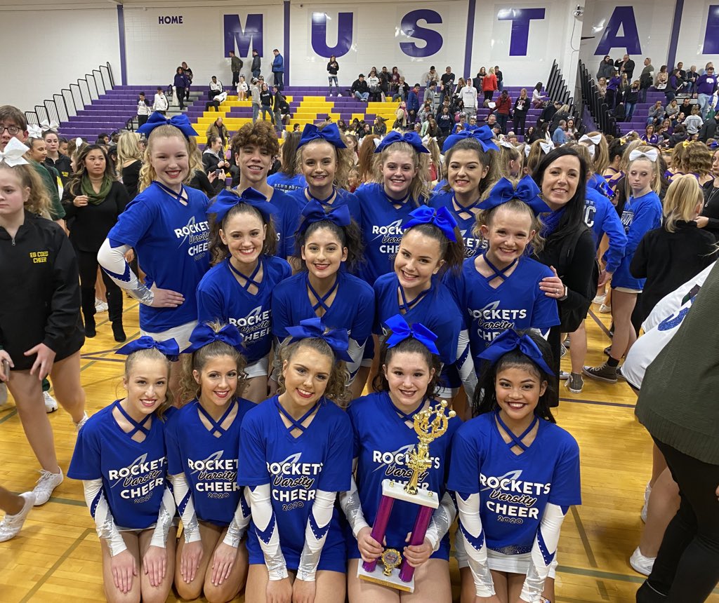 Closing out 2019 with a 3rd place finish at the <a href="/RMHScheer/">RMHS Cheer</a> invite! So proud of these amazing kids! This rocket tradition can’t be stopped!!! #WeAreCentral 💙🚀