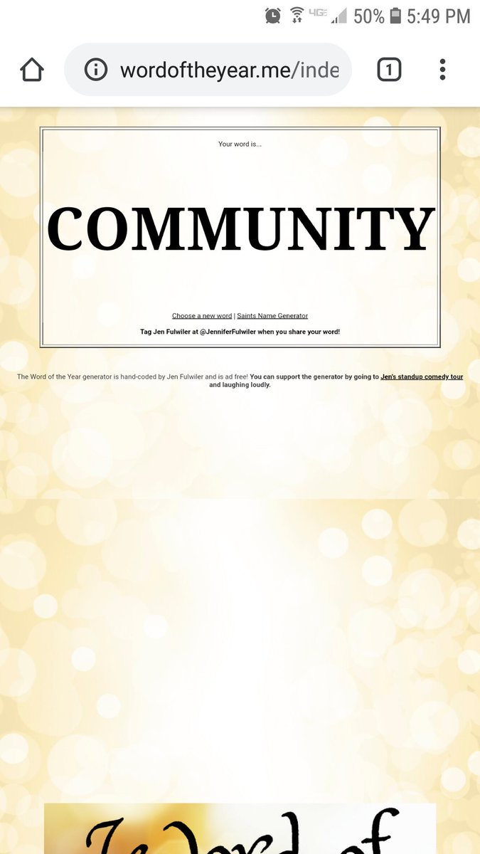 flowrnthedesert's tweet image. I got the same word twice. I think it&apos;s because people have been praying for my vocation. 😊 @jenfulwiler #thankyou #wordgenerator