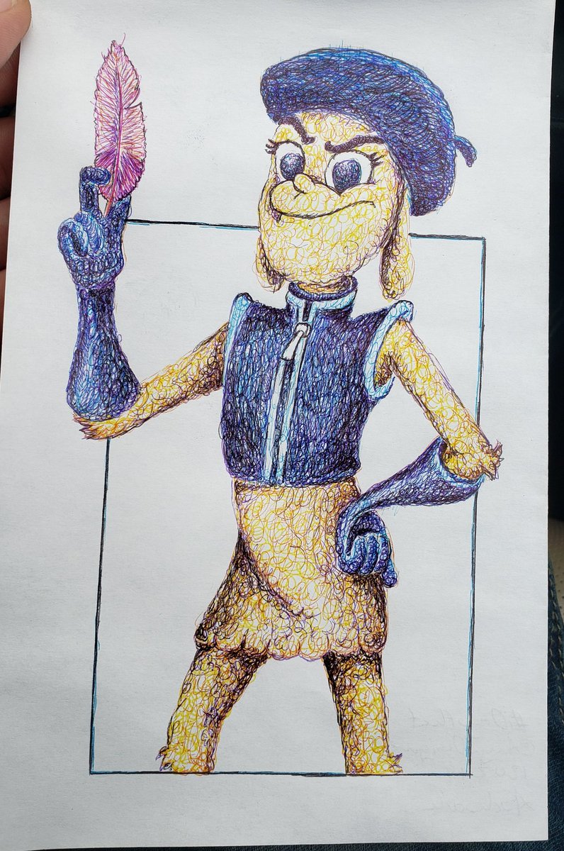 angef11991's tweet photo. @ArgoVelaArt @Adeleart3 Hey. I am proud of all my art over the past 12mths. I watched my own growth, and am learning more about my art each time I start a drawing. I decided 3ish mths ago to try a grow on social media and push my art. Create a pic a day. Out of those, this is the 1st to hit 100+ likes. https://t.co/ILxyDCpBr3