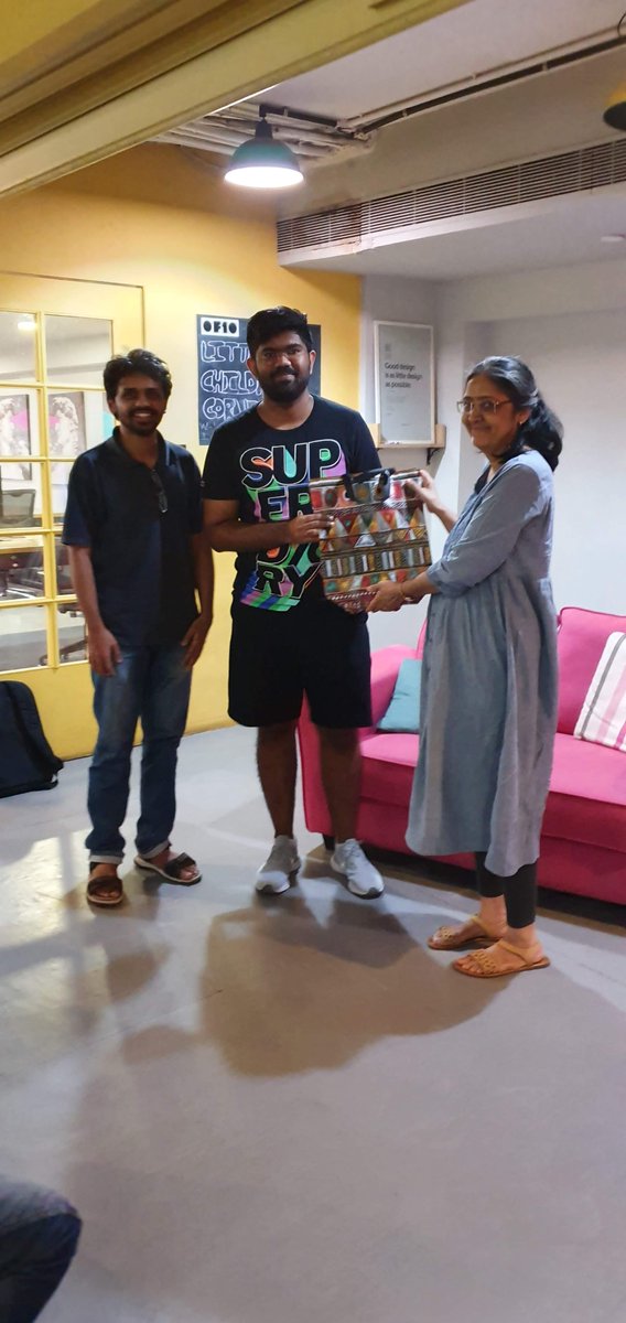 Best Music Data Science Hack prize goes to the team of Athithyan and Rohit for their hack "Which singer do you match?". Awarded by Prof. Preeti Rao (IIT, Bombay). Thanks to Springer and Prof. Dr. Meinard Müller for sponsoring the prize. #musichackdayindia <a href="/musictechindia/">Music Tech Community India</a>