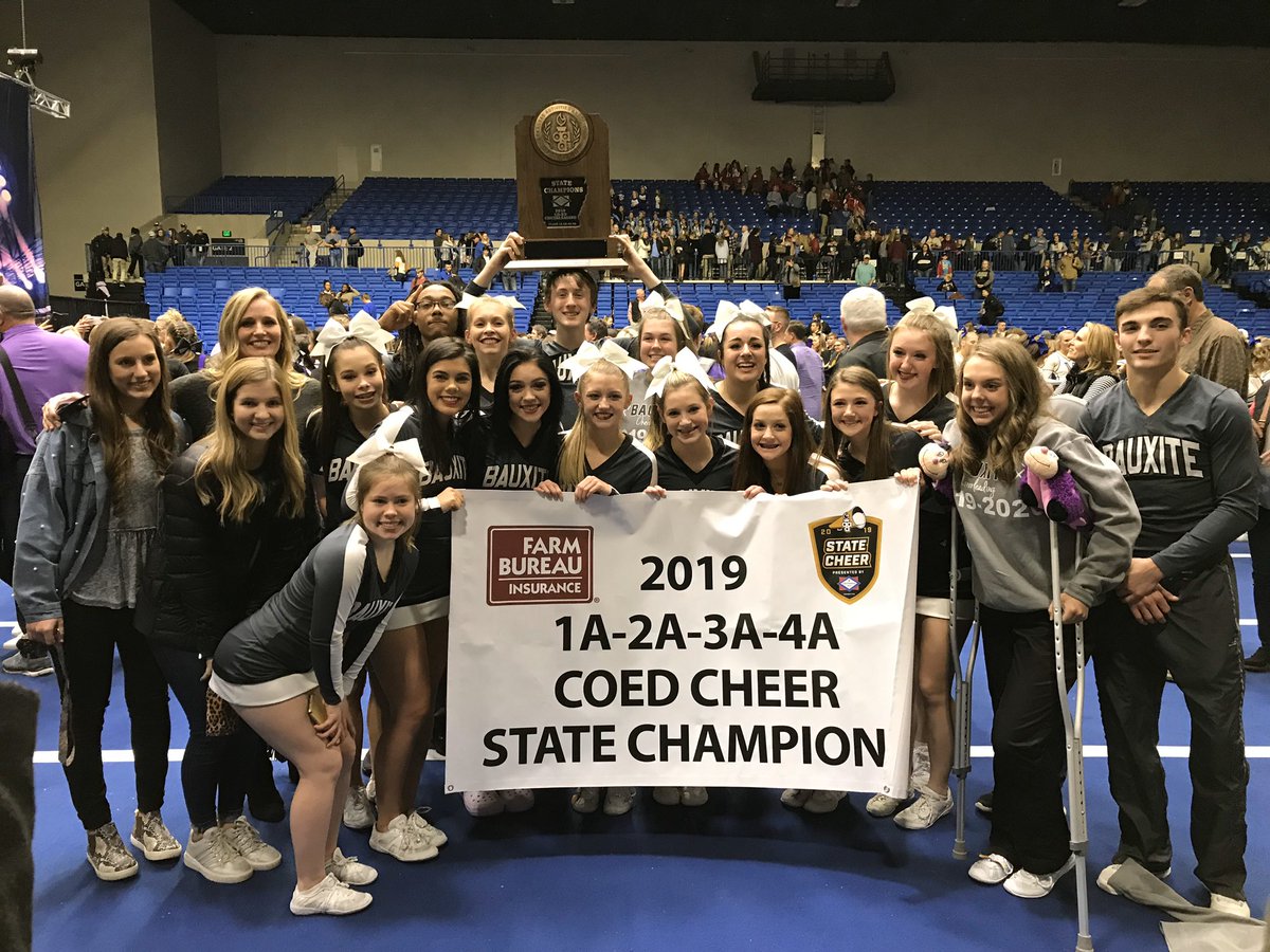 Congratulations to the 2019 COED Cheerleading State Champions and their head coach Karen Chenault!