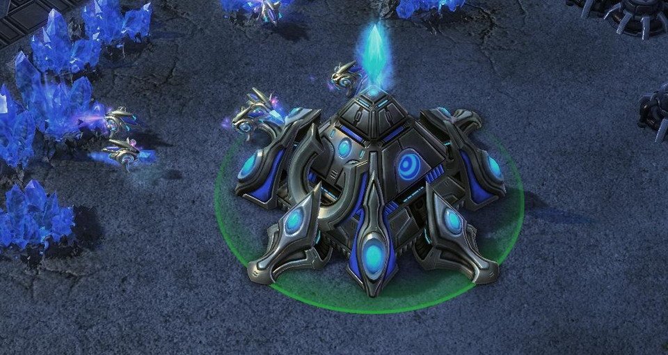 Chinese discover Protoss Nexus, beginnings of a Gateway on the far side of ...