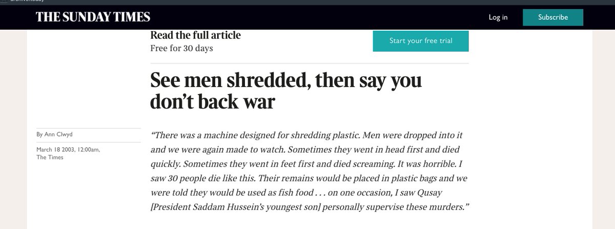 Human shredder.