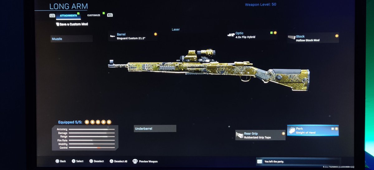 LeonN0tKennedy's tweet photo. #Gold32 kar98 done for all gold marksman, 2 Snipers almost gold and 1 yet to start for Plat, then just launchers 😷 #CallofDuty #ModernWarfare https://t.co/1Pv4nUCLJM