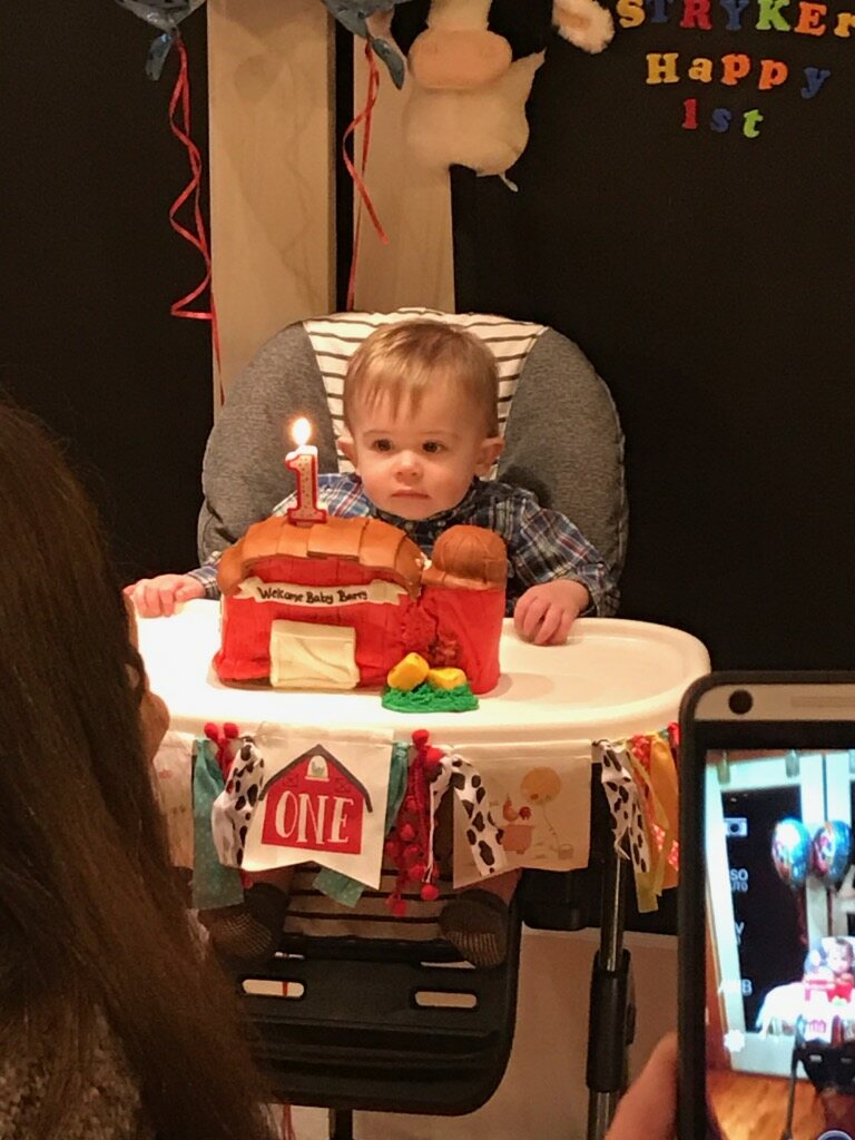 Living our best lives this weekend. Graduation and then our kiddos first birthday party! Busy day...but wonderful! Feeling blessed.