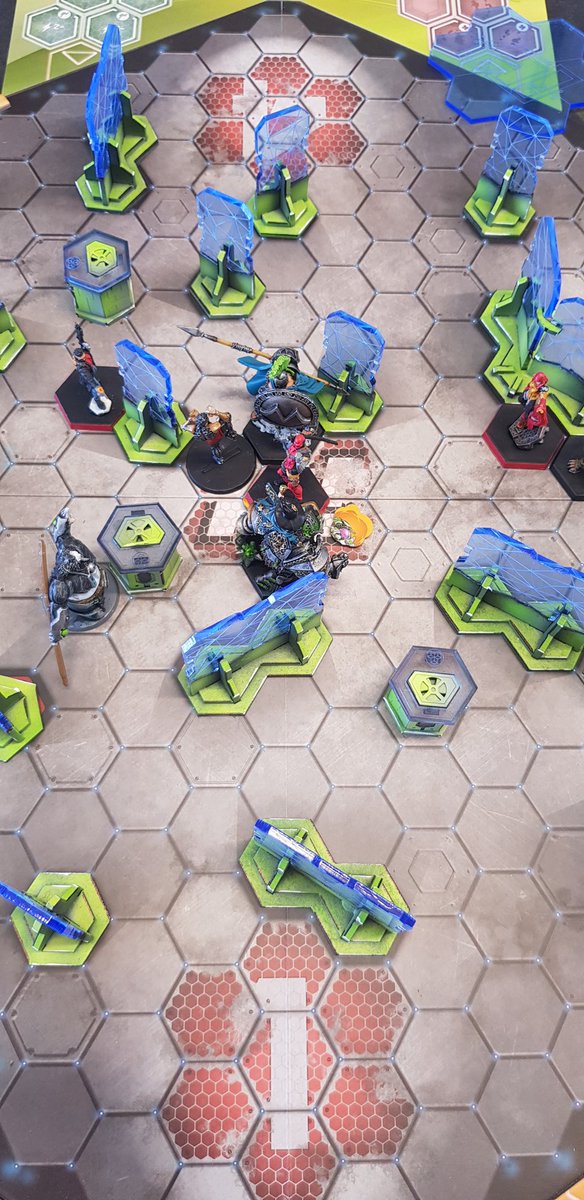 KNlGHTH00D's tweet photo. Had a great pre-tournament training session today with @ThunderboltsAAL &amp; @Jainyx as well as a new team on the AAL! scene, the ADD Delinquents 😎 #CorvusBelli #aristeiathegame #boardgames #warmongers #boardgamegeek @AristeiaTheGame https://t.co/Va2rn8snoa