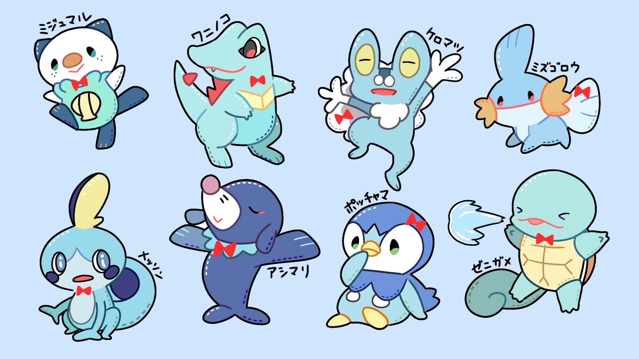 すみこ デラックスは引越し片付け中 御三家のポケモンたちと電気タイプのポケモンたち W 3 W