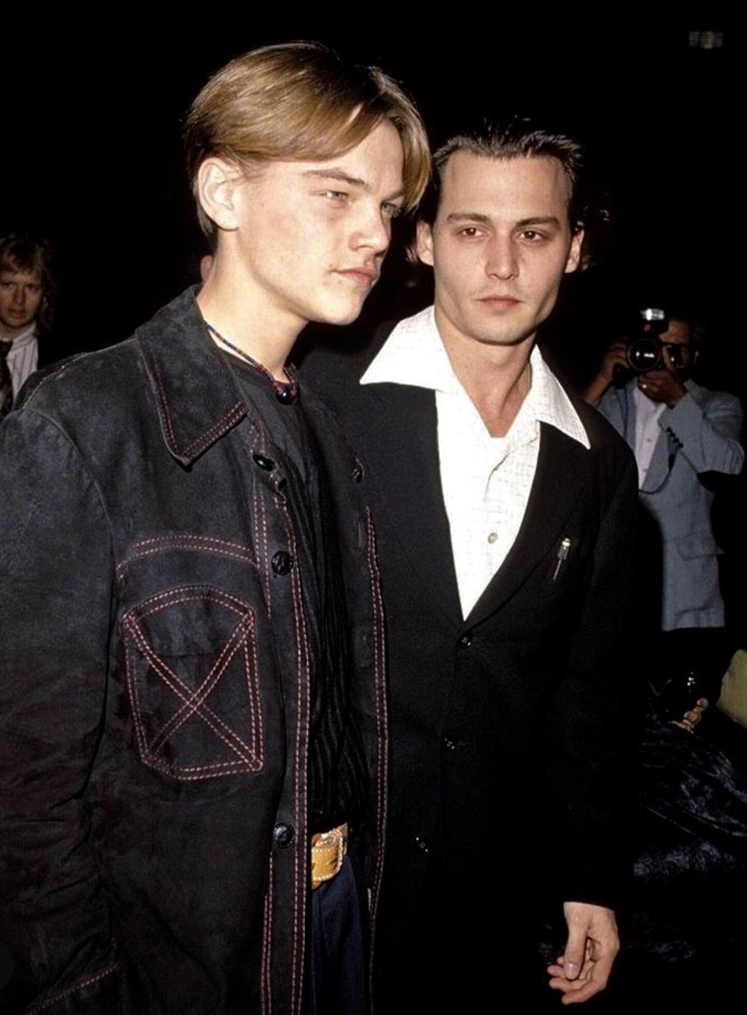 Young Johnny Depp And Leonardo Dicaprio