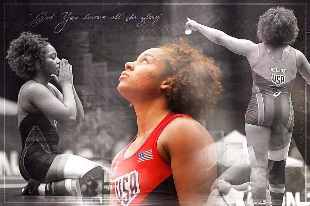 AthleticBeyond's tweet image. MAYA NELSON reppin A&amp;amp;B and Knights Youth Wrestling in the FINALS!! 
2019 US NATIONALS🇺🇸
#COtalent