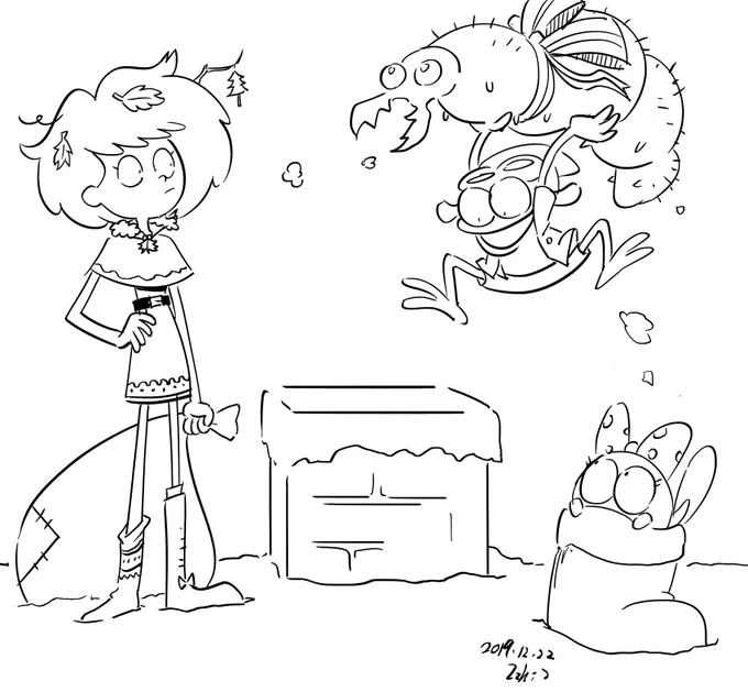 #Amphibia
drawing again
😆❤️👍🎄 