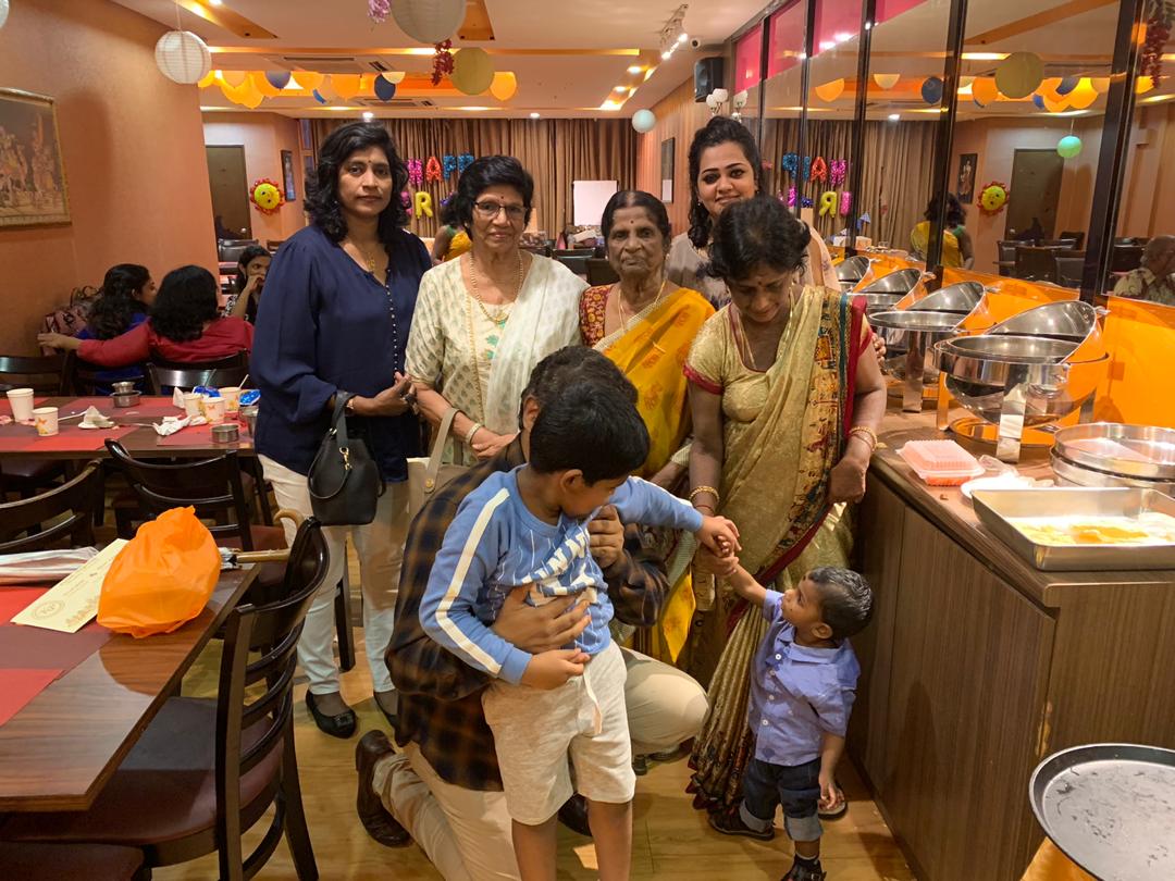 Family birthday function time to chillll