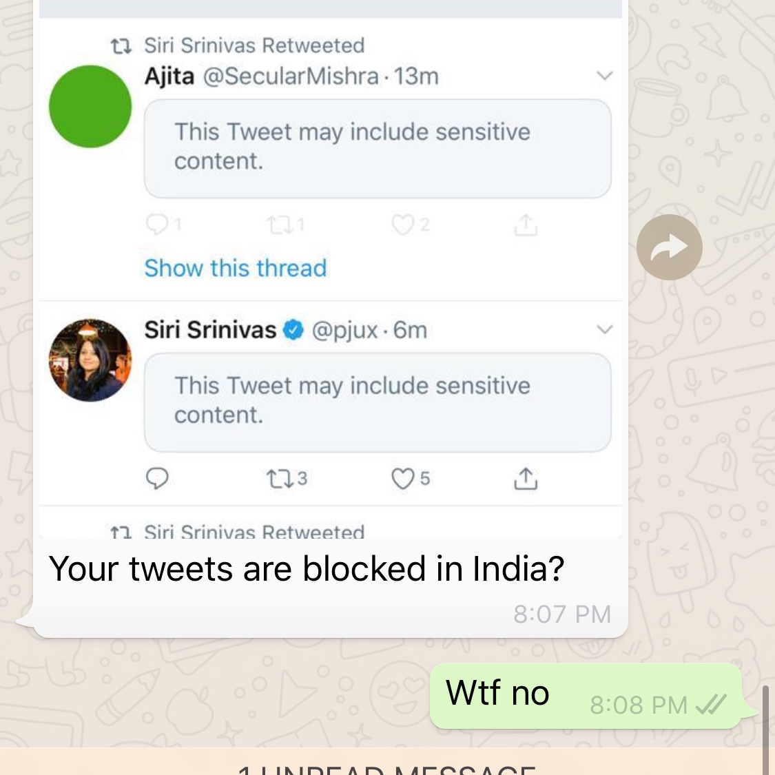 Siri Srinivas tweet media