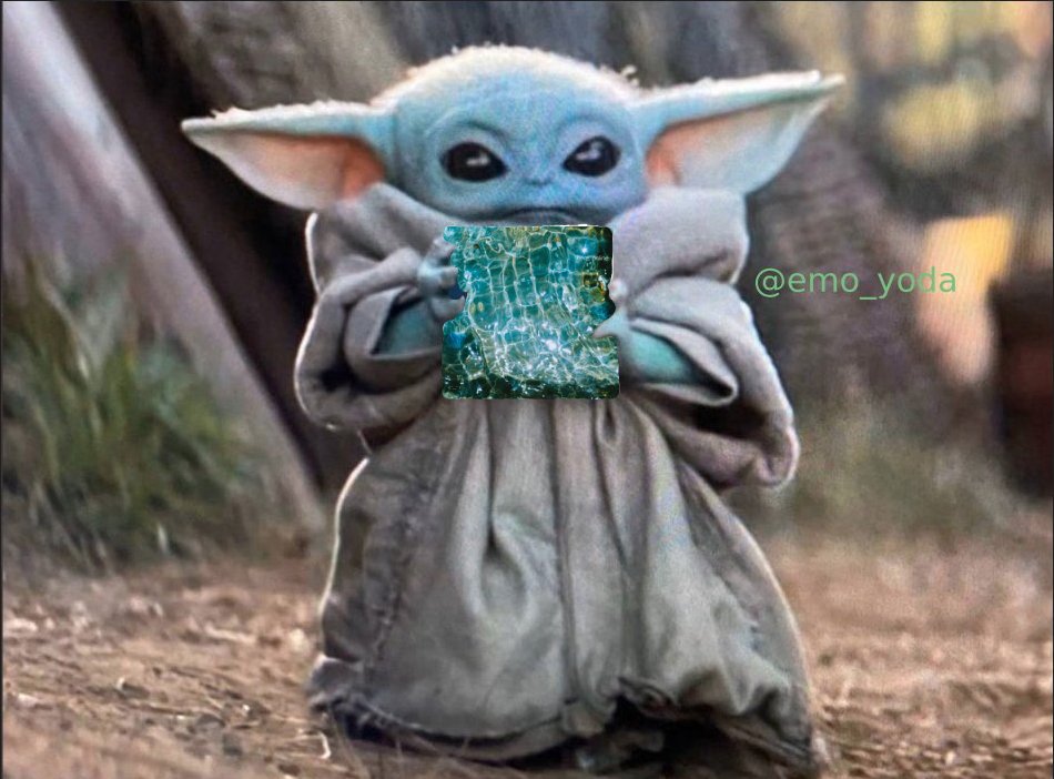 emo_yoda's tweet photo. baby yoda holding here, online https://t.co/qCUqSu4zKX