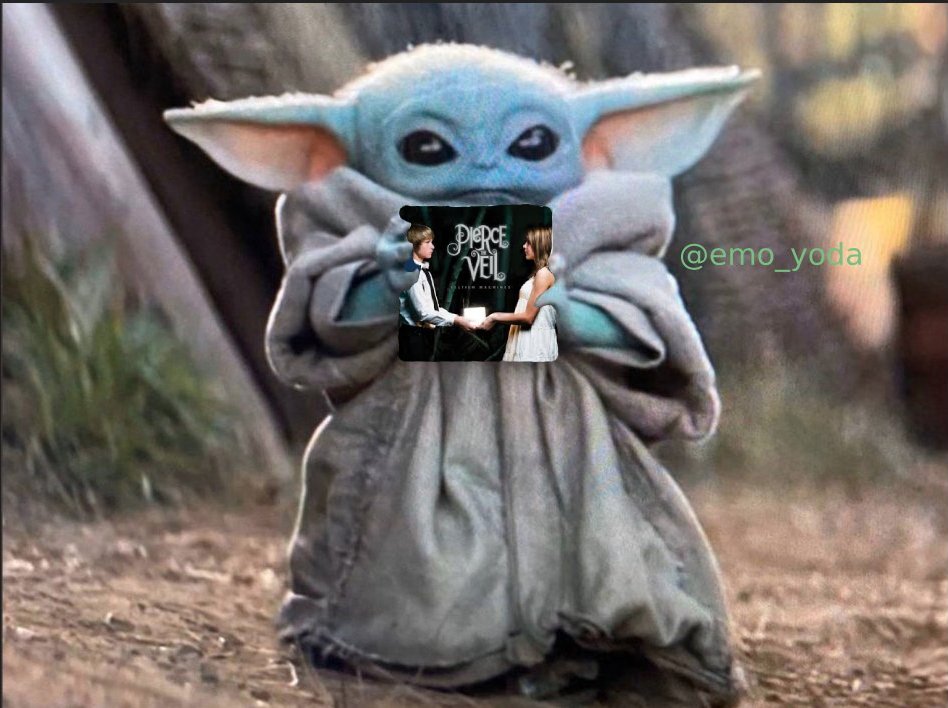 emo_yoda's tweet photo. baby yoda holding selfish machines https://t.co/YW1LPv65dK