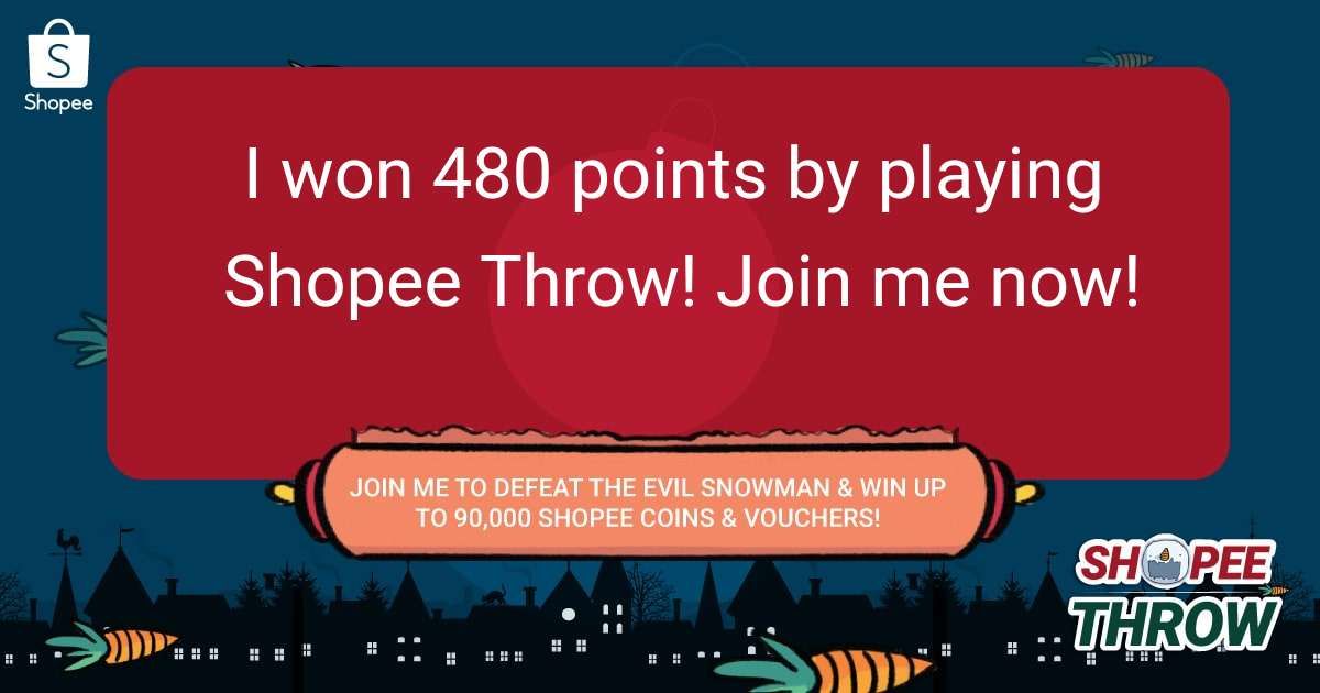 UNQIUEeee's tweet photo. Join me to play Shopee Throw!  https://t.co/uCovMwQrtp https://t.co/JnINp3LclG