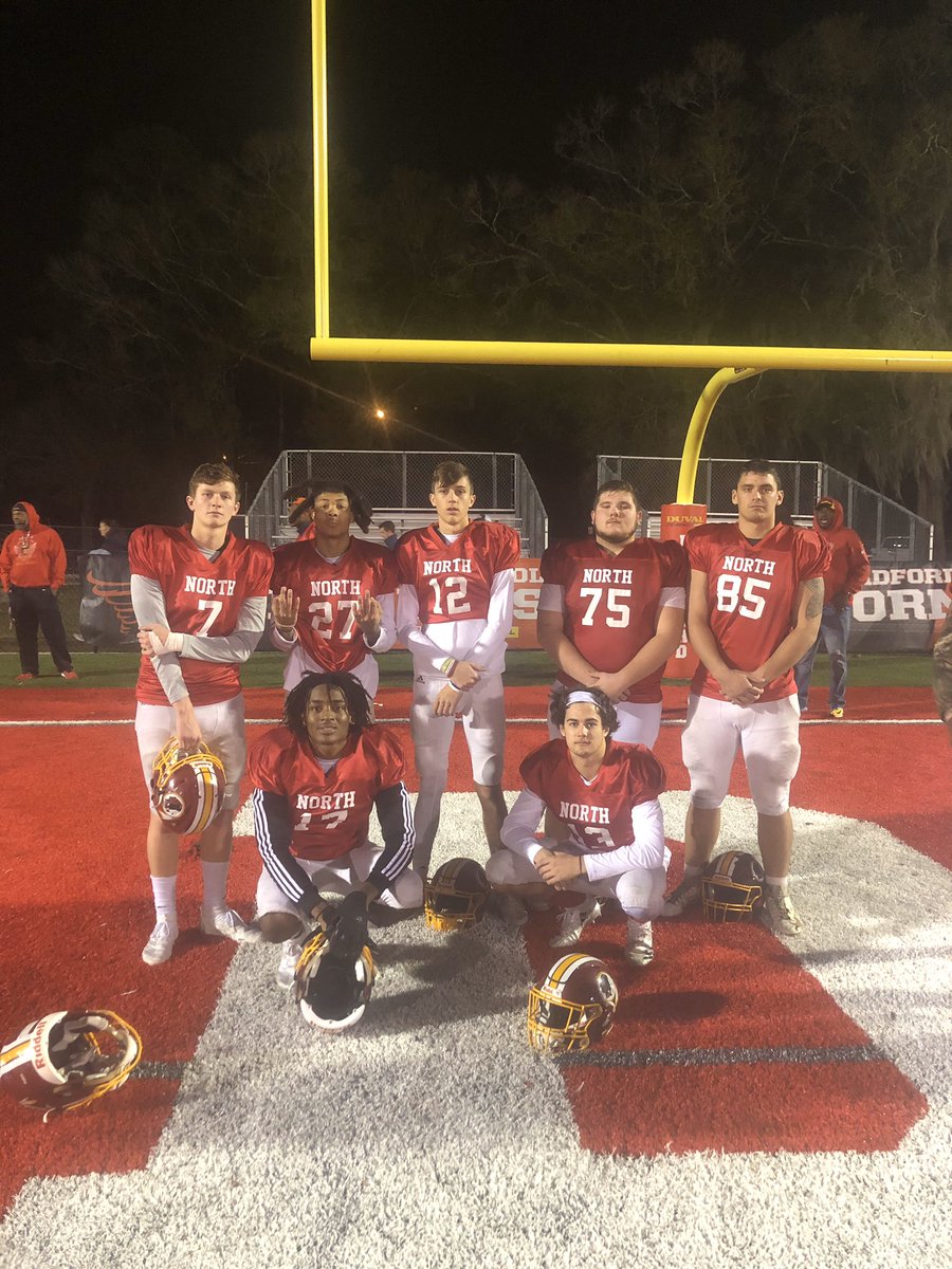 <a href="/WNHSwarriorFB/">WNHSfootball</a> had a great showing at tonight’s <a href="/northflaallstar/">North Florida All-Star Series</a> game.  Every one of these guys contributed to the North team’s victory!!!!  <a href="/chaz_hirschman/">Chaz Hirschman</a> <a href="/zorianstanton3/">Zorian</a> <a href="/CentariMitchell/">Bambino🤟🏽</a> <a href="/ethan_johns4/">Ethan Johns</a>
@Rickey_1970 @WNHS_FB_RC