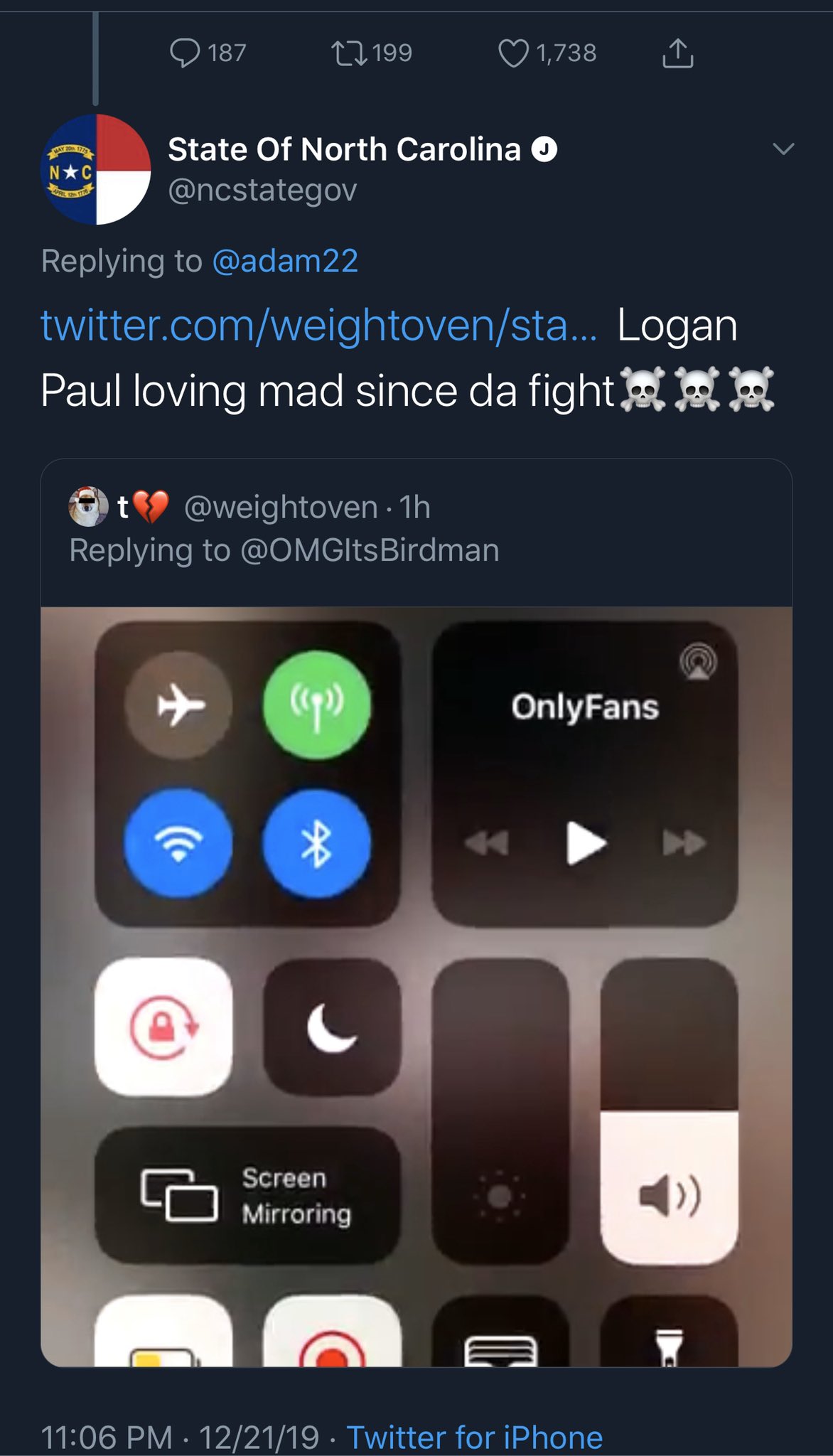 ALMA SUONO - Dr Topper PhD on X: THE OFFICIAL GOVERNMENT TWITTER PAGE FOR  THE STATE OF NORTH CAROLINA HAS TWEETED A VIDEO OF LOGAN PAUL SUCKING PINK  PEEN AND NOW I