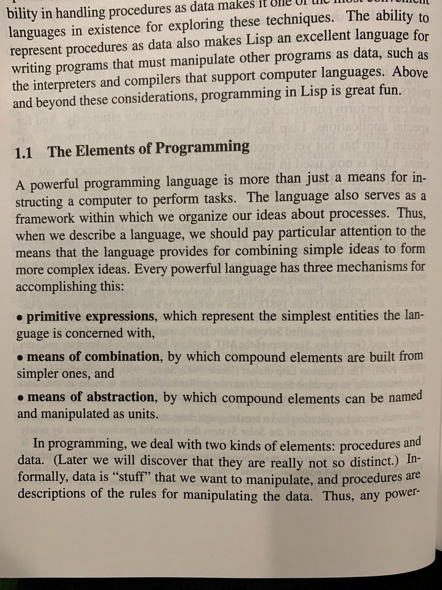 A connection brewing in my mind is that the features that make software “placeish” feel similar to the definition of a programming language. From SICP, a language has:- Primitive Expressions- Means of Combination- Means of Abstraction