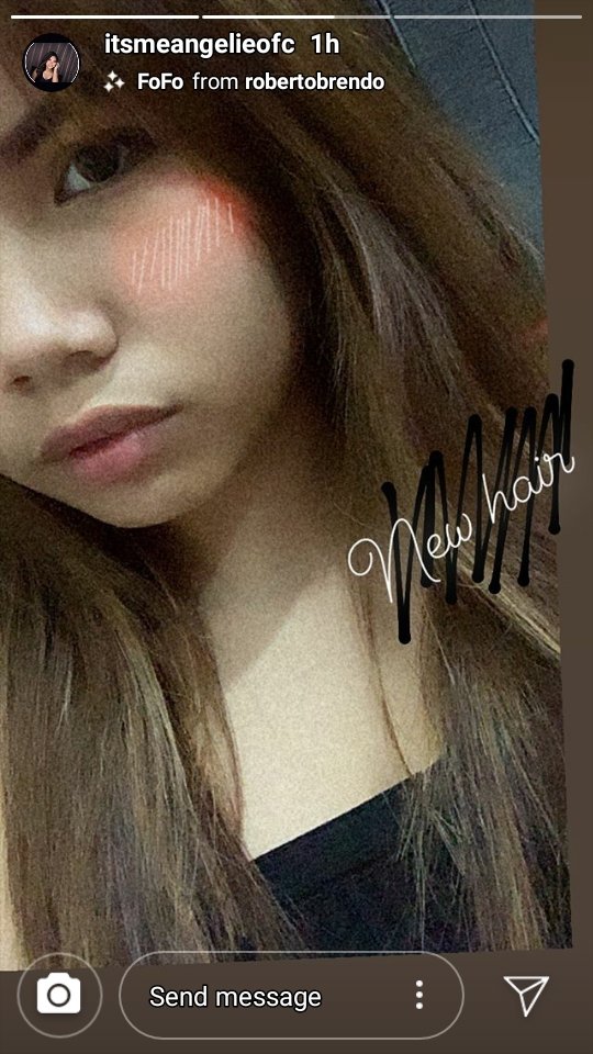 Lyzarose4's tweet photo. Ganda lngga bagay sau new color hair😊😊 https://t.co/lDEWDIlOtf