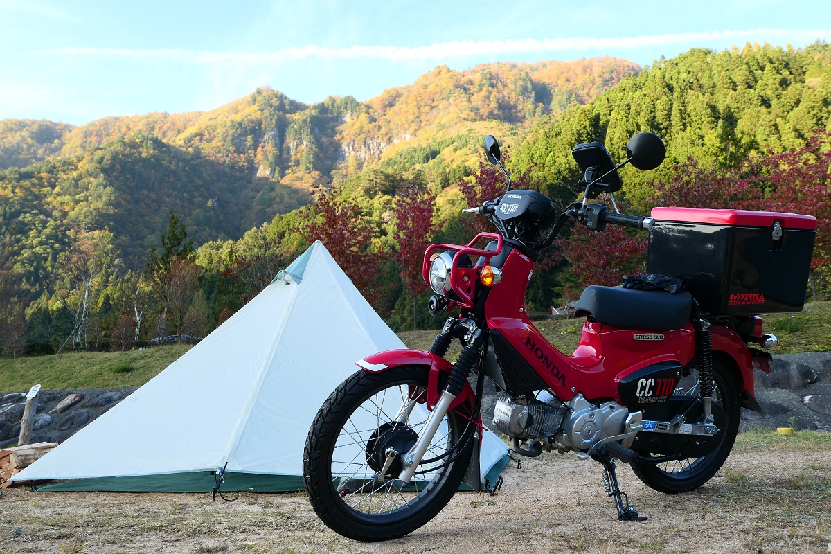 もっちぃ على تويتر ブログ更新しました クロスカブで奥飛騨温泉郷ソロキャンプ T Co T8yyo4czks 暇つぶしにどうぞ W