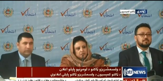 ArianaNews_'s tweet image. #HappeningNow- IEC is announcing the preliminary results of Afghan Presidential Election. 
Watch Live- youtu.be/-q0xSoai808

#election2019 #electionresults #presidentialelection #Afghanistan #IEC