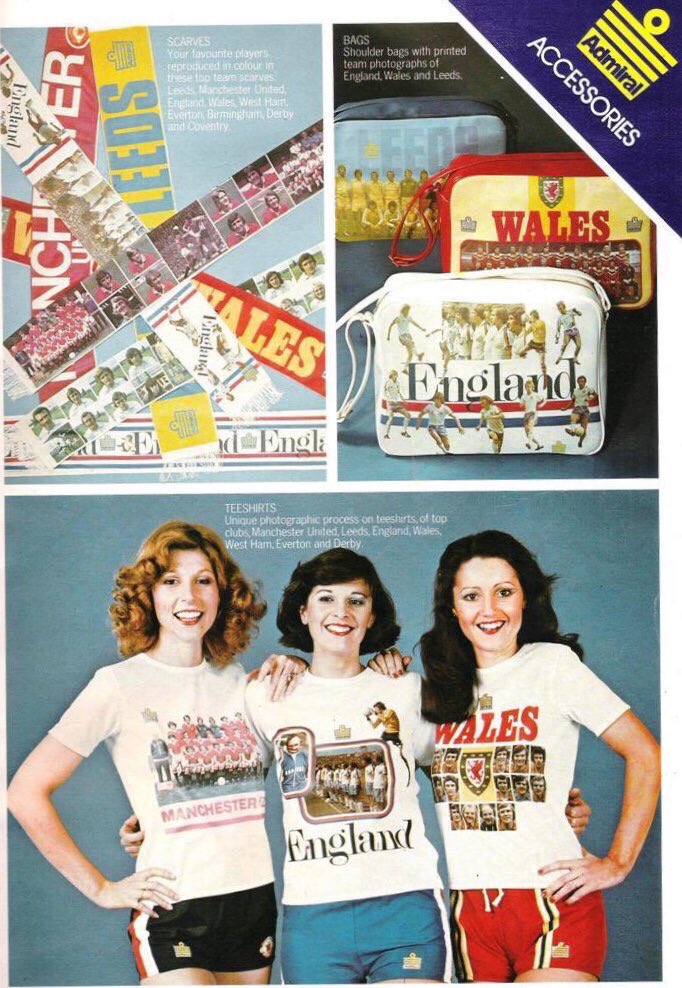 Admiral may have changed the replica shirt market but still kept their clubs Souvenir Shops stocked up with accessories that had previously had higher billing, especially scarfs. 

How many of these <a href="/admiral1914/">Admiral Sports</a> accessories did you once owned? #admiral #mufc #lufc #england #wales