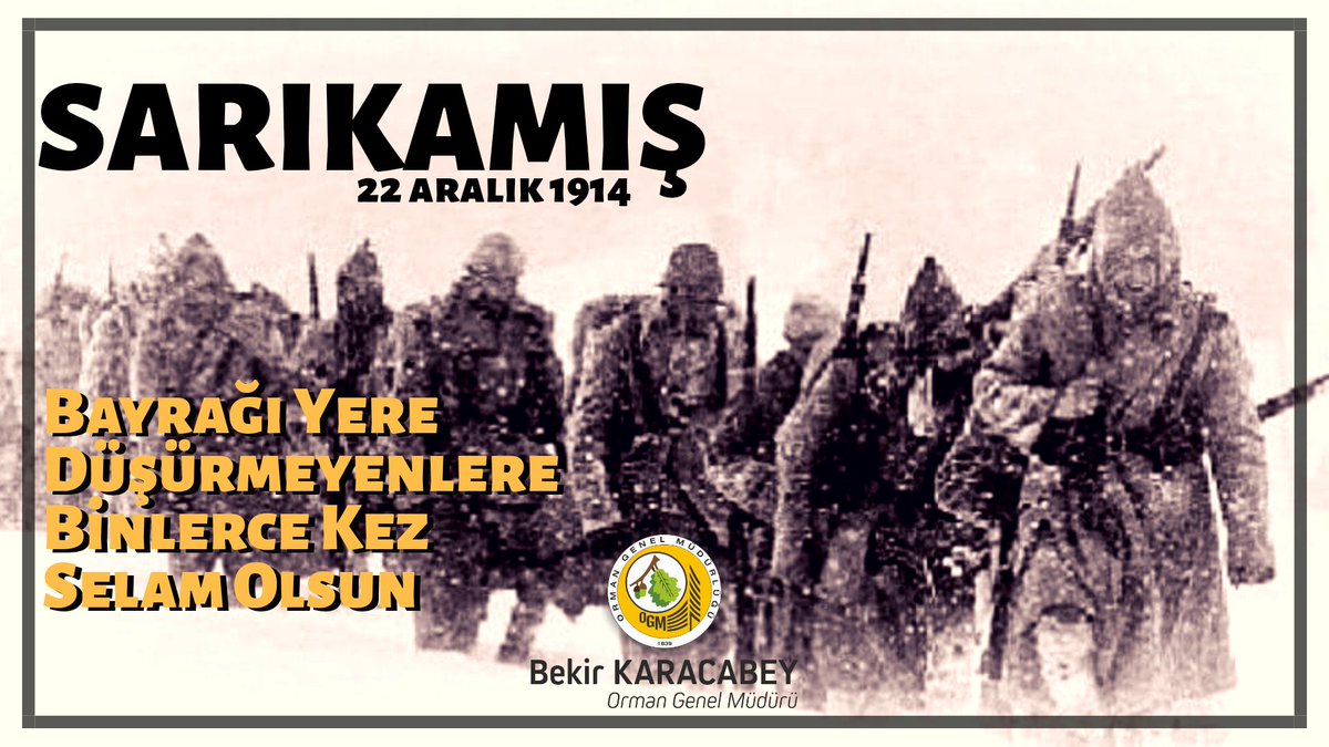 BekirKARACABEY_'s tweet photo. #Sarıkamış Şehitlerini Saygı, Minnet ve Rahmetle Yâd Ediyorum. https://t.co/iMoNmSsQHJ