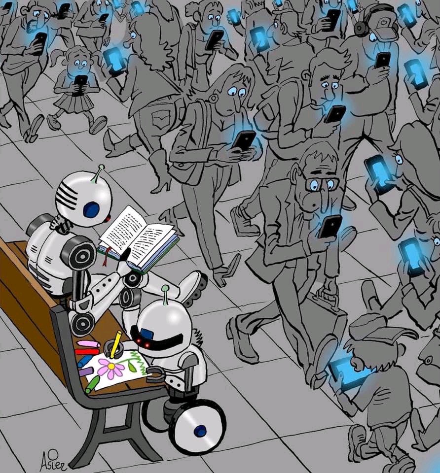 jblefevre60's tweet photo. 😂Aha, this is what is likely to happen if we are not careful!

#AI #Robotics #MachineLearning

@Nicochan33 @AkwyZ @psb_dc @guzmand @SpirosMargaris @andi_staub @HaroldSinnott @Paula_Piccard @RichSimmondsZA @Droit_IA @SvetBnov @JimMarous @ipfconline1 @DeepLearn007 @WFSULLIVAN3 https://t.co/s4kdJiL7oD