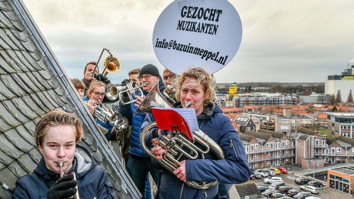 Gistermiddag nog even hoog van de toren geblazen! 
Foto: Leo de Harder