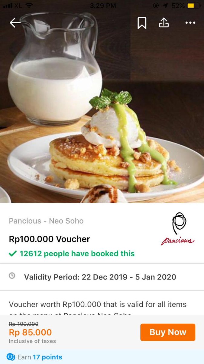 supermomo's tweet image. Salah satu steak enak itu steak-nya #Pancious! Jadi lebih enak karena ada vouchernya di @traveloka eats. Ditambah lagi ada ekstra diskon 30 ribu kalo pake kode TEAMMOMO. Beneran #MakanEnakMakinHemat ini sih. Cek Traveloka Eats deh, banyak resto enak yang lain juga