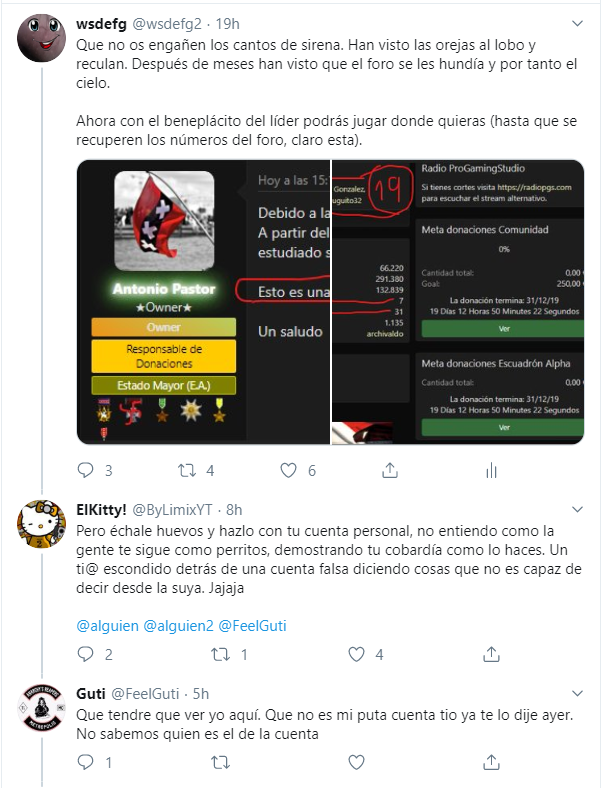 wsdefg2's tweet photo. Te usé a modo de prueba @FeelGuti para ver si se ponían con la caza de brujas y efectivamente, lo han hecho.  Siento que te molestaran.  Tenéis un GIF en este hilo demostrando que esto era una trampa desde el primer momento. https://t.co/NWmuvBG0yR
