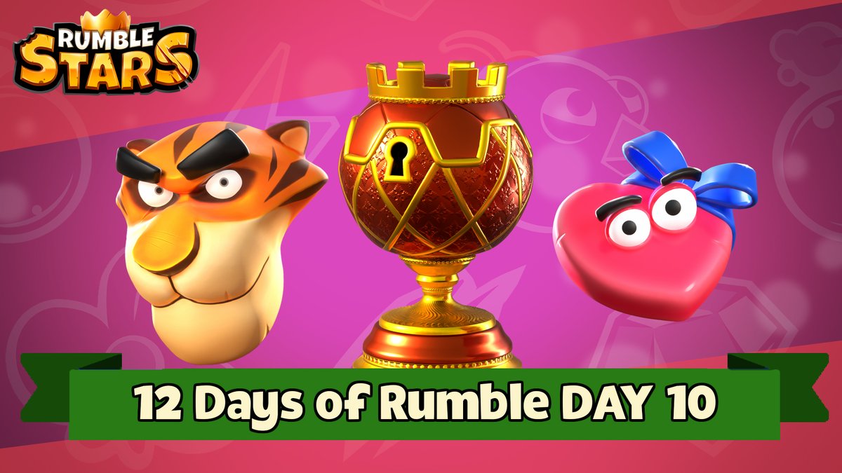 RumbleStars's tweet photo. #12DaysOfRumble Day 10 !! It is almost over, you don't want to miss today's gift nor the event! π΅ https://t.co/4Rk4aWMmS9