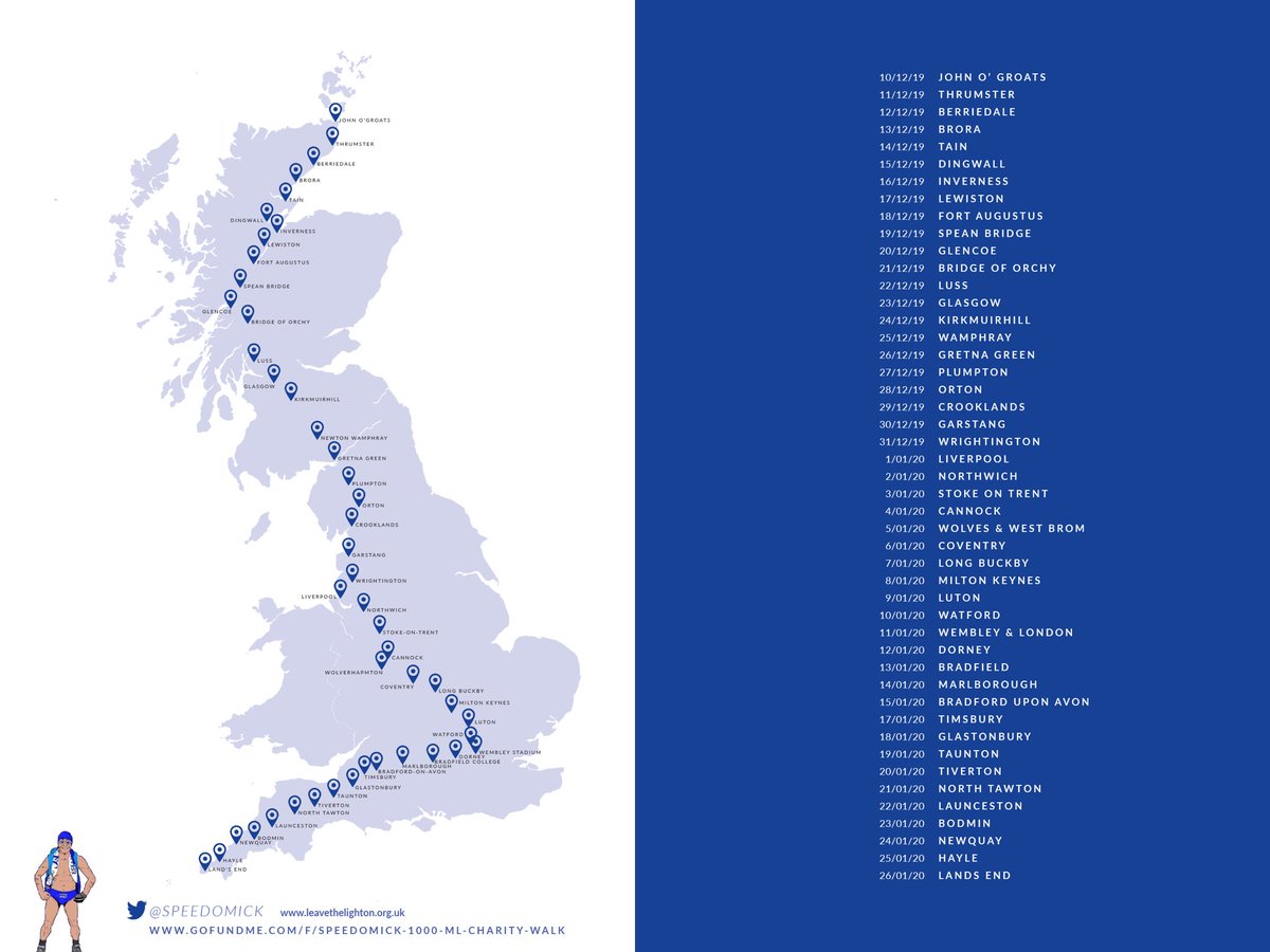 speedomick's tweet image. #Glencoe to #BridgeofOfOrchy today 25 miles . I don’t know who I thought I was when I was planning this 
adventure/challenge , #Thebionicman maybe 🤷‍♂️. Anyway here we go Day 13 😬. Keep tweeting those Celebs.  3 more sleeps 🎄