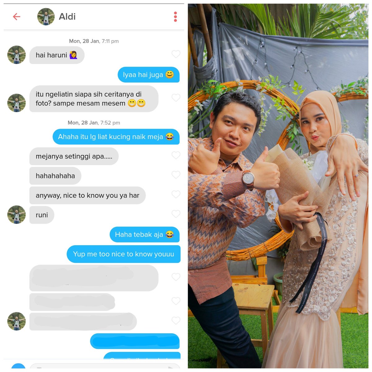 harunikur's tweet image. Ikut jg aaah @TinderIndonesia #OfficiallyEngaged

       From This                      To This