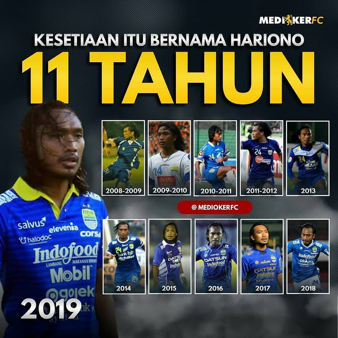 Fanatik, loyal jeung make hate 
Hatur nuhun legend #HarionoDay #PersibDay