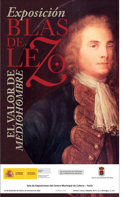 Hasta el próximo 19 de enero, en la Sala de Exposiciones de la Casa Municipal de Cultura: Exposición Blas de Lezo, el valor de MedioHombre.