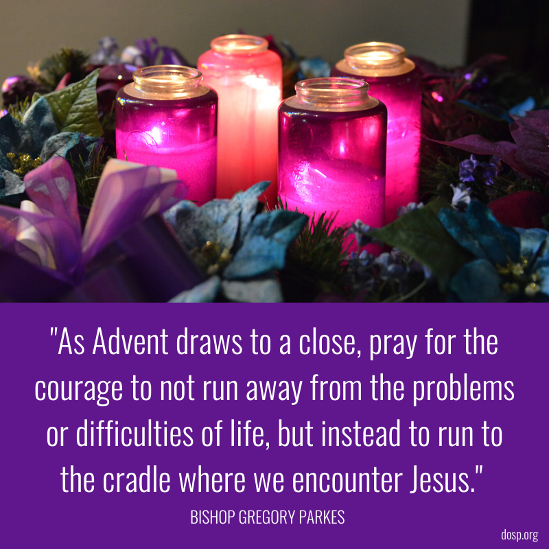 DioStPete's tweet photo. Only a few more days until #Christmas!
Listen to @bishopparkes' reflection on the 12/22 Gospel on your favorite podcast app or on Soundcloud at here: https://t.co/Q3GGgppn7b.
#DOSPadvent #Advent #courageouslyliving https://t.co/CFRQDeGOeI