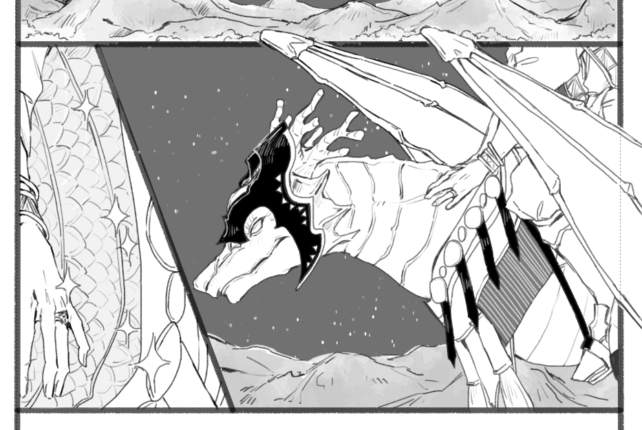 竜の作画コストやべぇ 