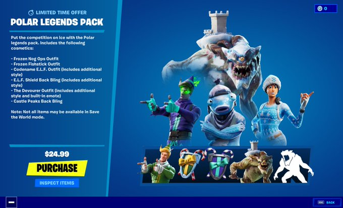 ItsNickeler's tweet photo. The Polar Legends Pack ! https://t.co/HMdgCqXxHu