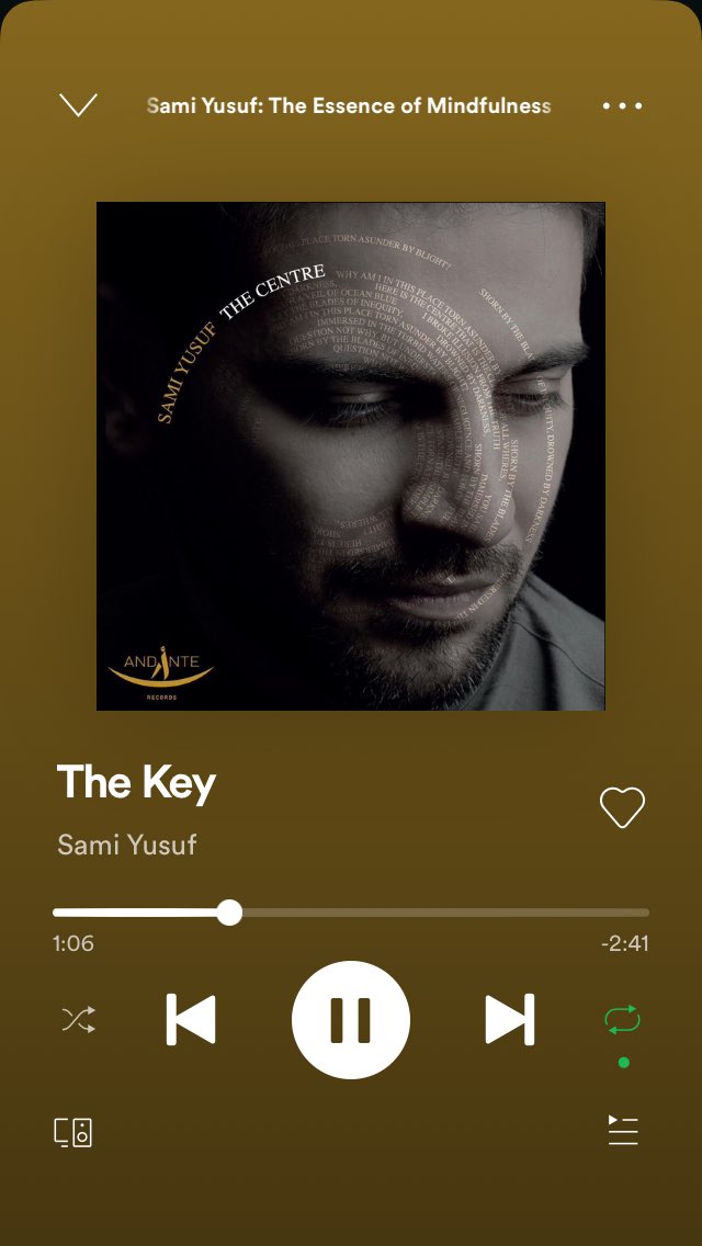JudyConda's tweet photo. “Only when the door clicked shut, the sound echoing through my hallowed chest, did I let the tears fall.” - #FallingFalling @itskayeallen
🎶 #TheKey @SamiYusuf ☪️☁️
:
#SamiYusuf #AppreciationPost
#Spiritique #SpiritiqueLover #Sufi #SufiMusic #Mindfulness #OldSoul https://t.co/X1NOuGX6CS